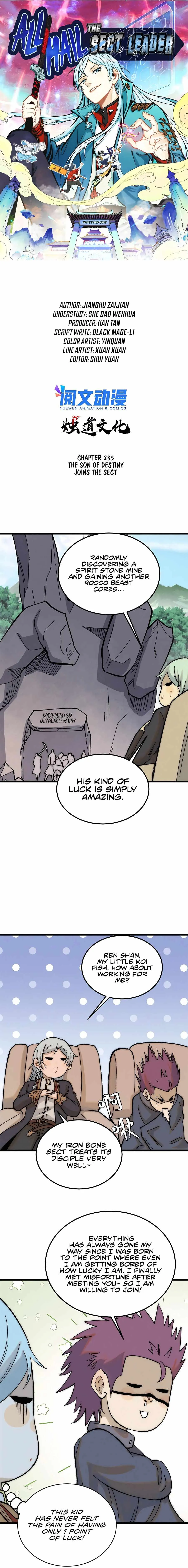 All Hail the Sect Leader chapter 235 page 1