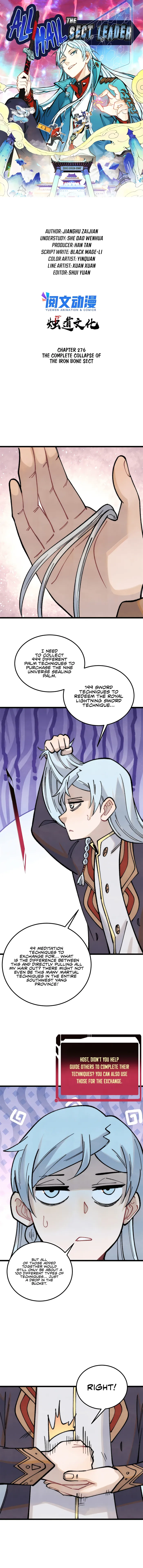 All Hail the Sect Leader chapter 276 page 1