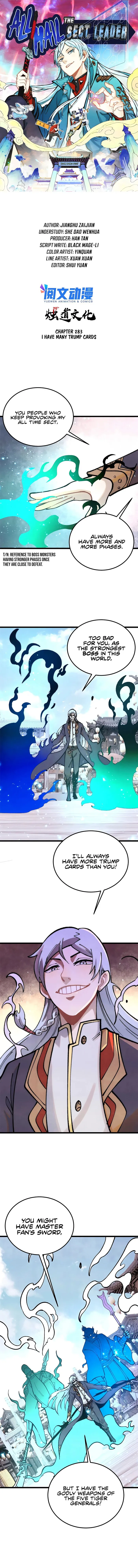 All Hail the Sect Leader chapter 283 page 1