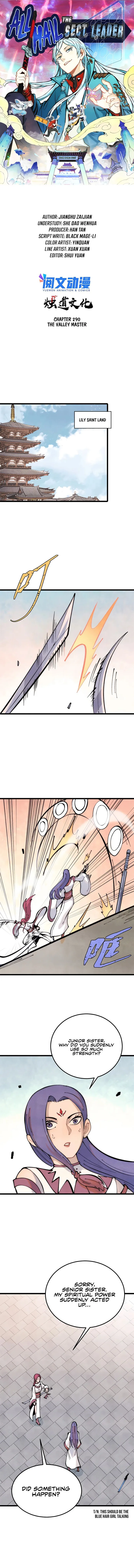 All Hail the Sect Leader chapter 290 page 1