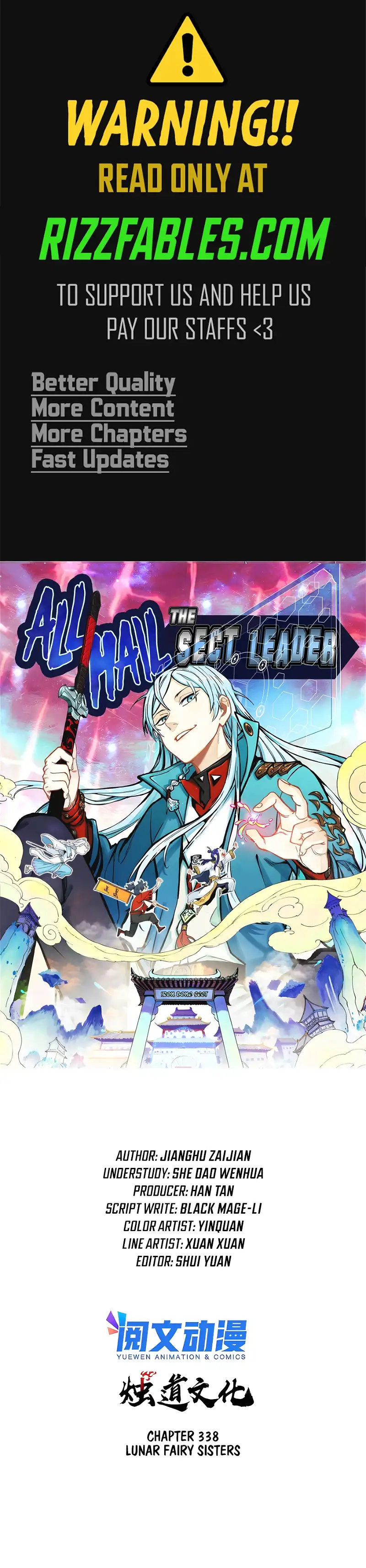 All Hail the Sect Leader chapter 338 page 1