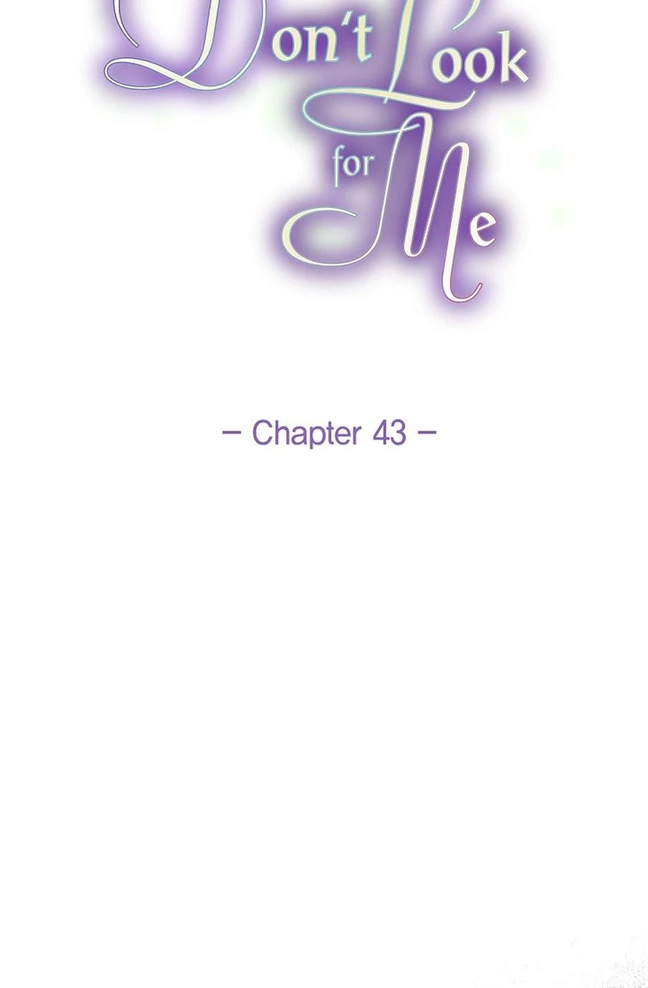 Don’t Look For Me chapter 43 page 41