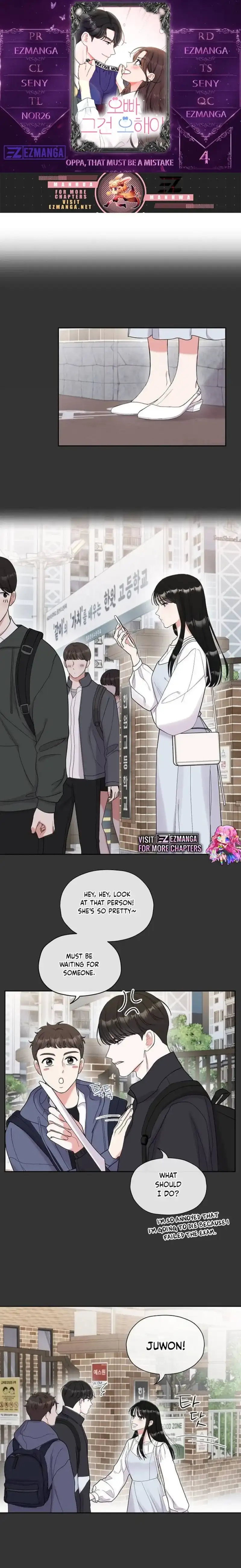 Oppa, That Must Be A Mistake! chapter 4 page 1