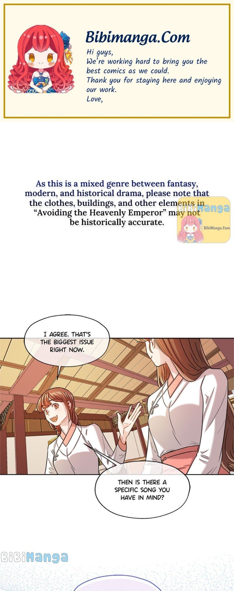 Avoiding the Heavenly Emperor chapter 21 page 1