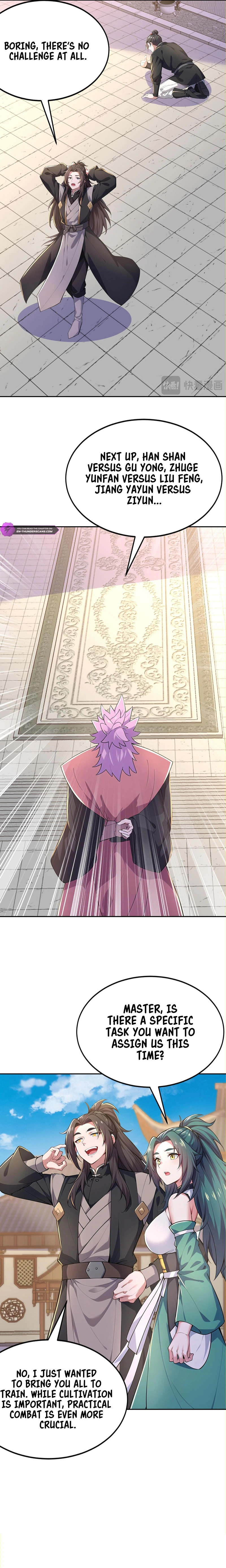 I Get Stronger Just by Lying down while My Apprentice Cultivates chapter 22 page 6