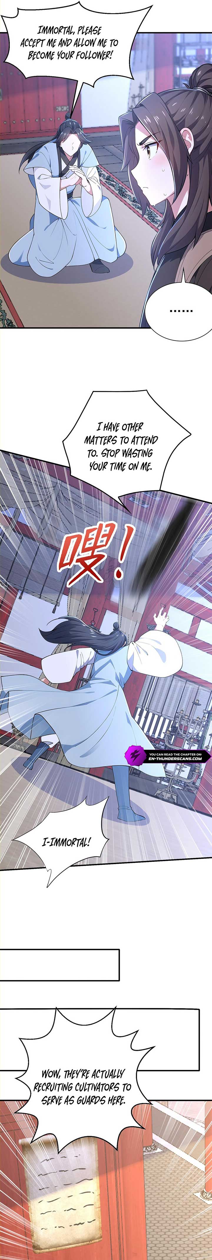 I Get Stronger Just by Lying down while My Apprentice Cultivates chapter 49 page 2