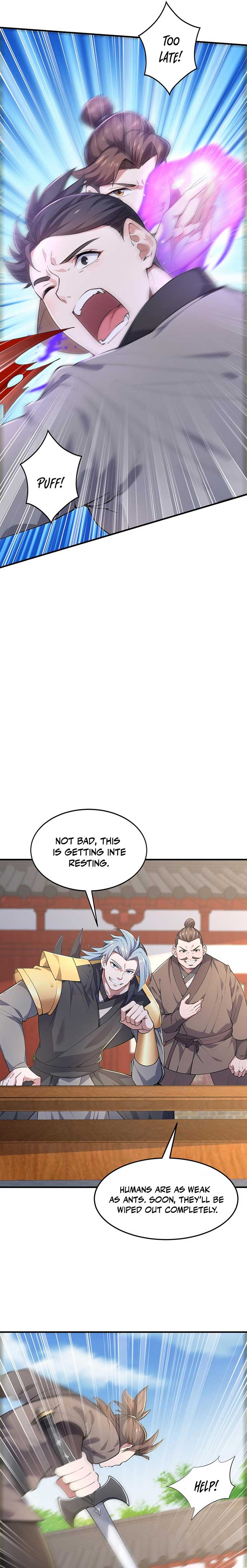 I Get Stronger Just by Lying down while My Apprentice Cultivates chapter 49 page 14