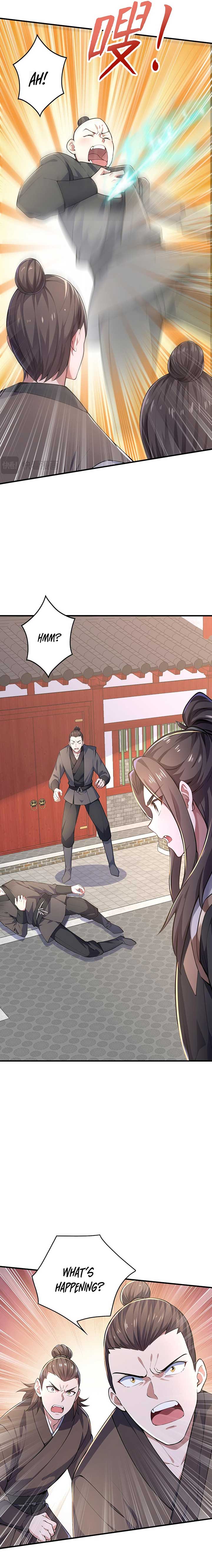I Get Stronger Just by Lying down while My Apprentice Cultivates chapter 49 page 9