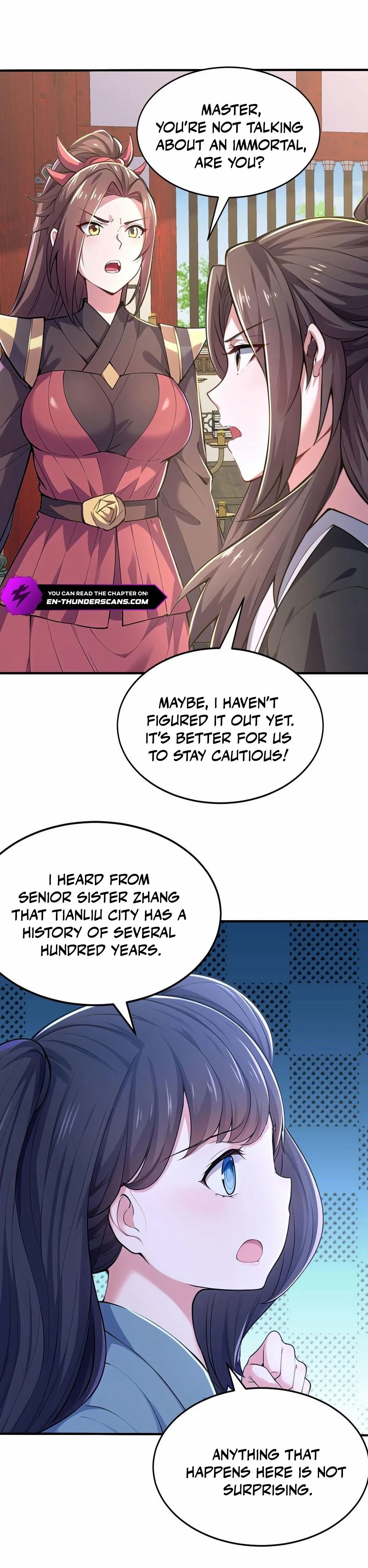 I Get Stronger Just by Lying down while My Apprentice Cultivates chapter 58 page 6