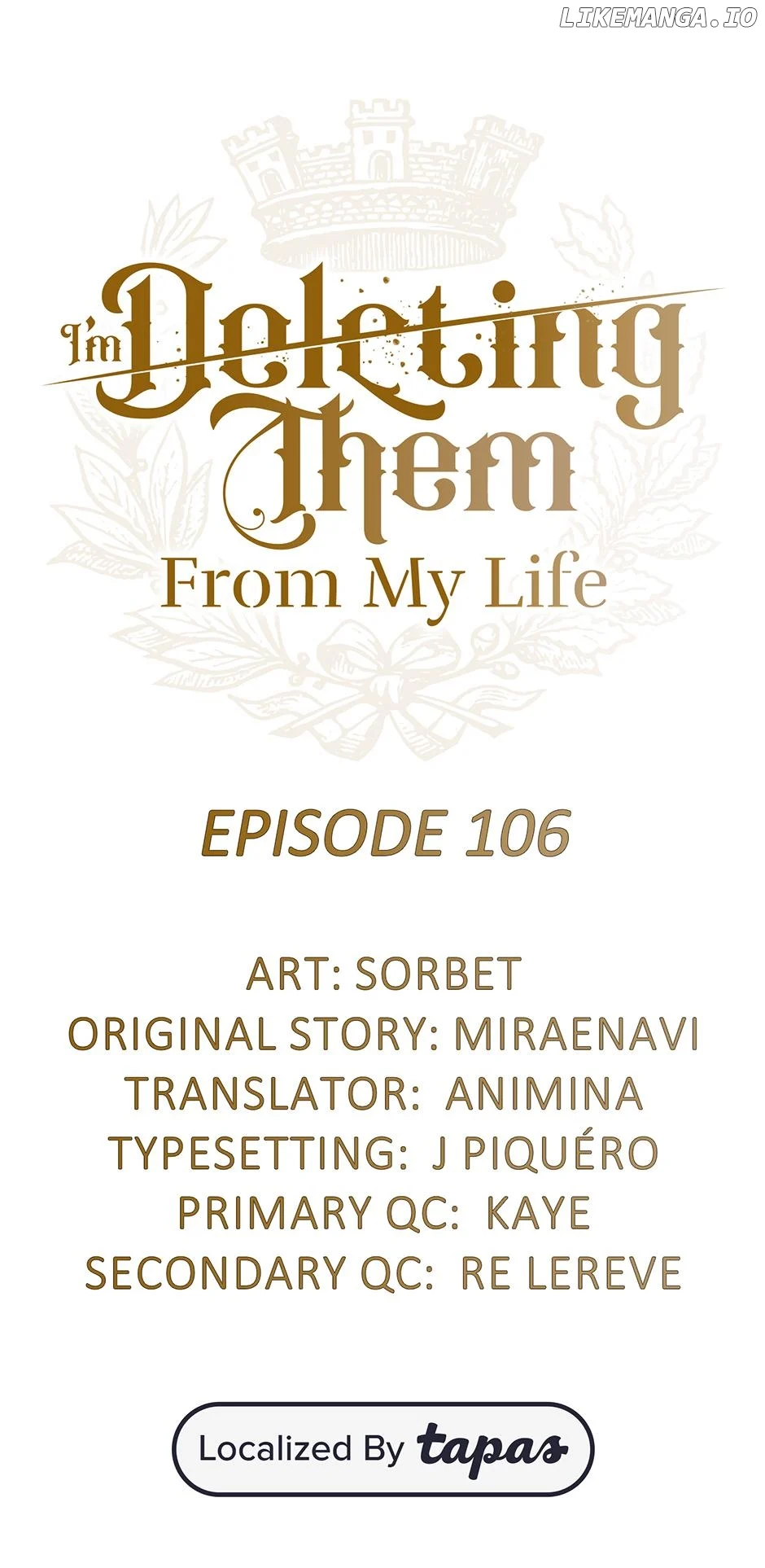 I Will Remove Them From My Life chapter 106 page 1