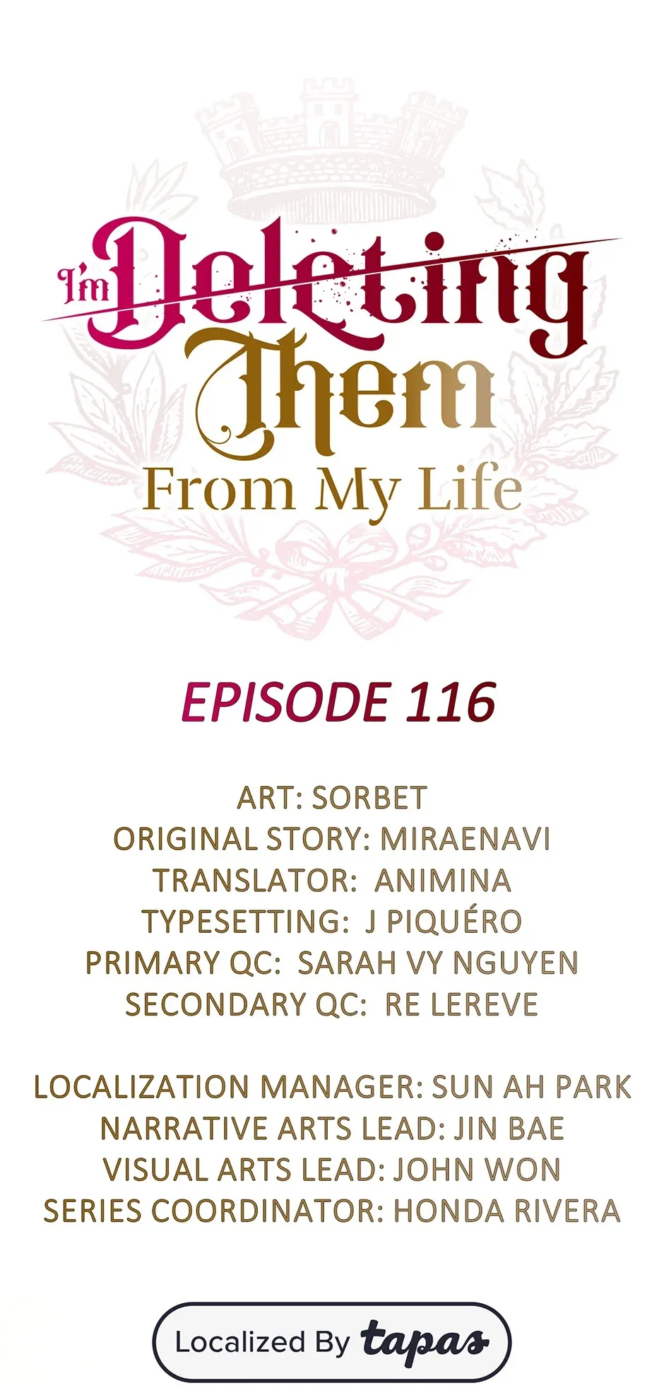 I Will Remove Them From My Life chapter 116 page 1