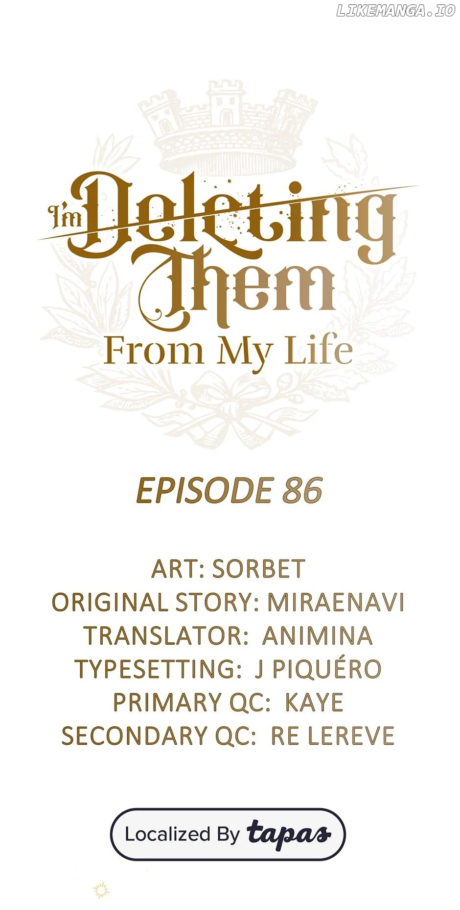 I Will Remove Them From My Life chapter 86 page 1
