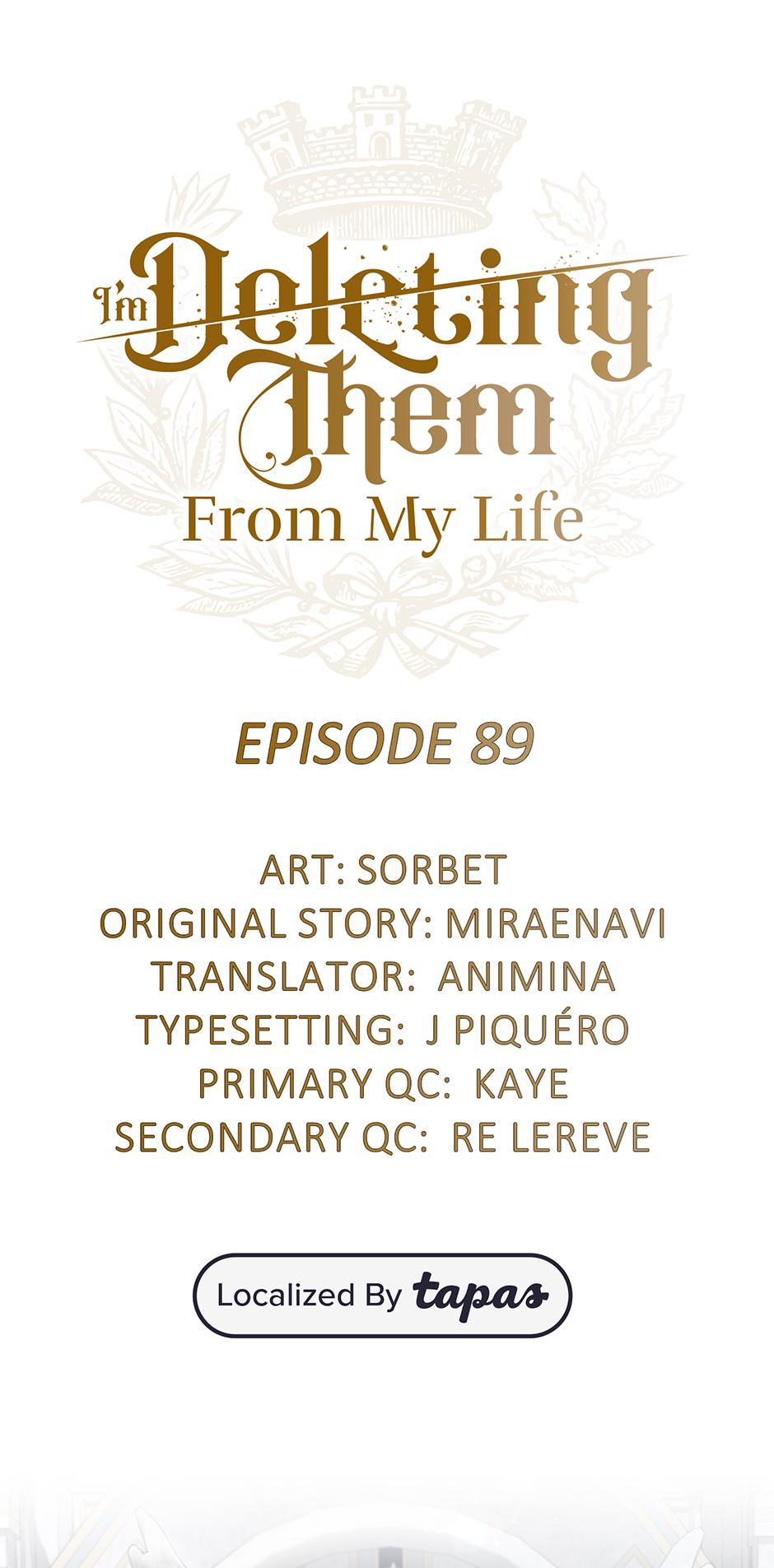 I Will Remove Them From My Life chapter 89 page 1