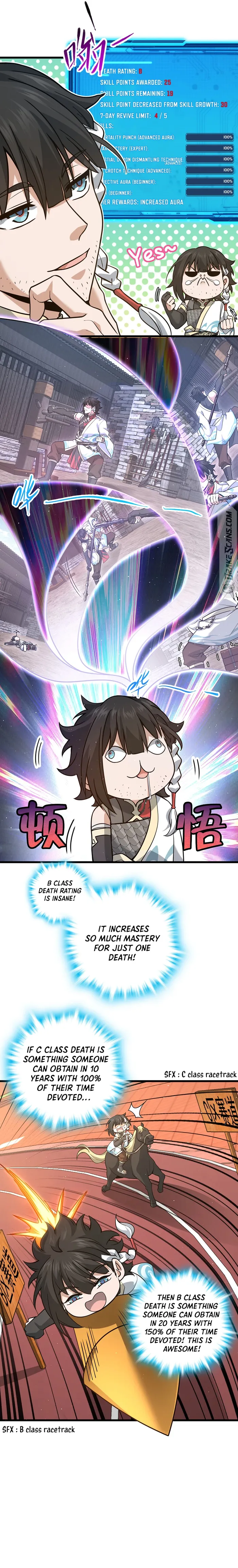 The more I die, the more invincible I become. chapter 7 page 16