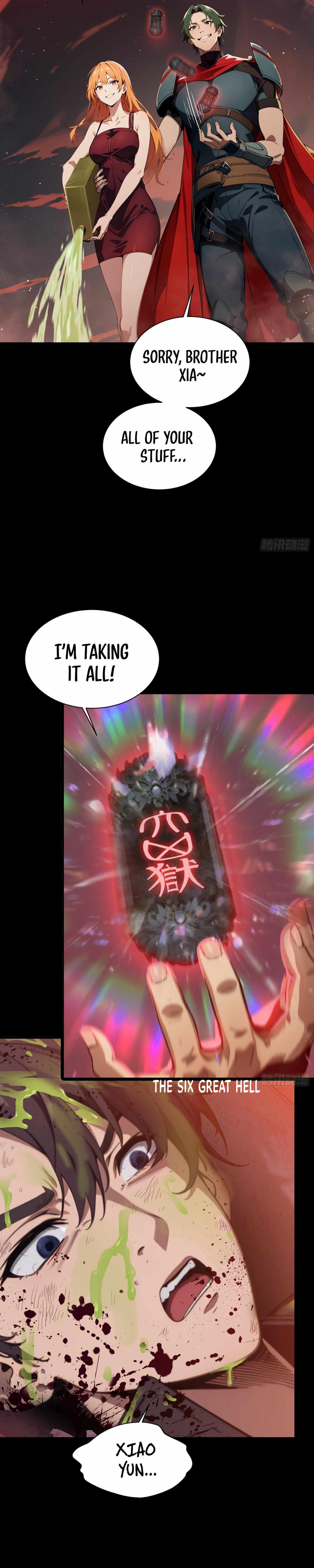 The Evil God Descends, I Own Great Hell chapter 1 page 8
