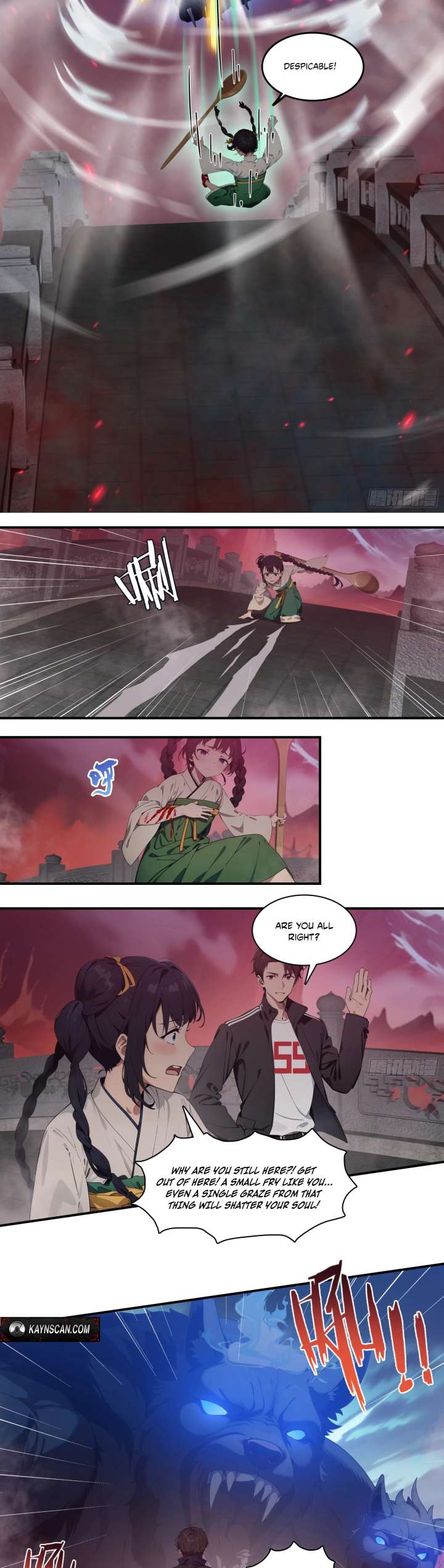 The Evil God Descends, I Own Great Hell chapter 86 page 4