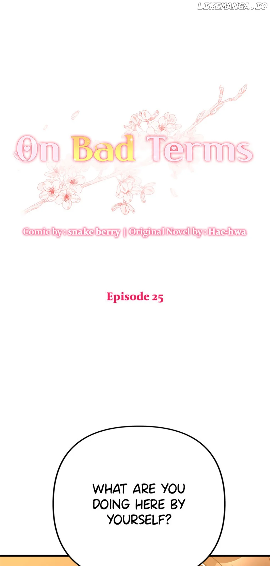 On Bad Terms [Official] chapter 25 page 1