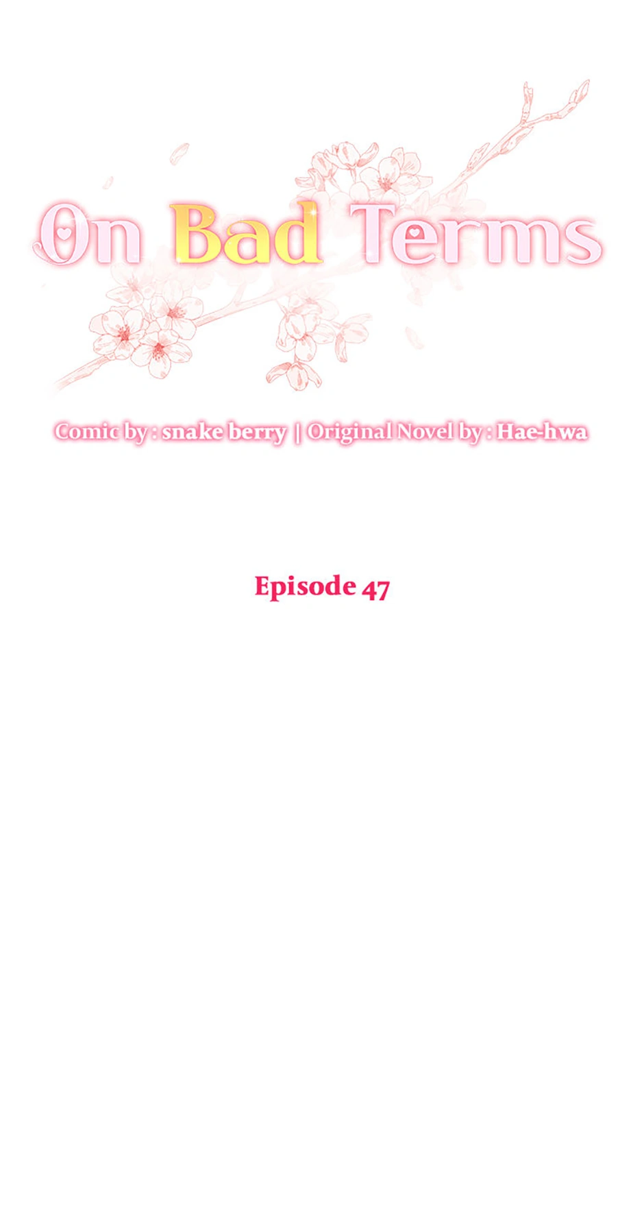 On Bad Terms [Official] chapter 47 page 1