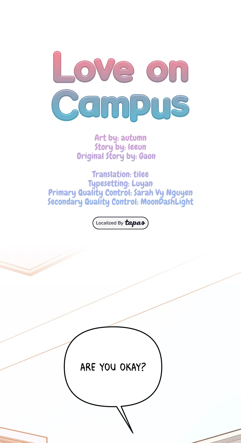Love on Campus chapter 2 page 1