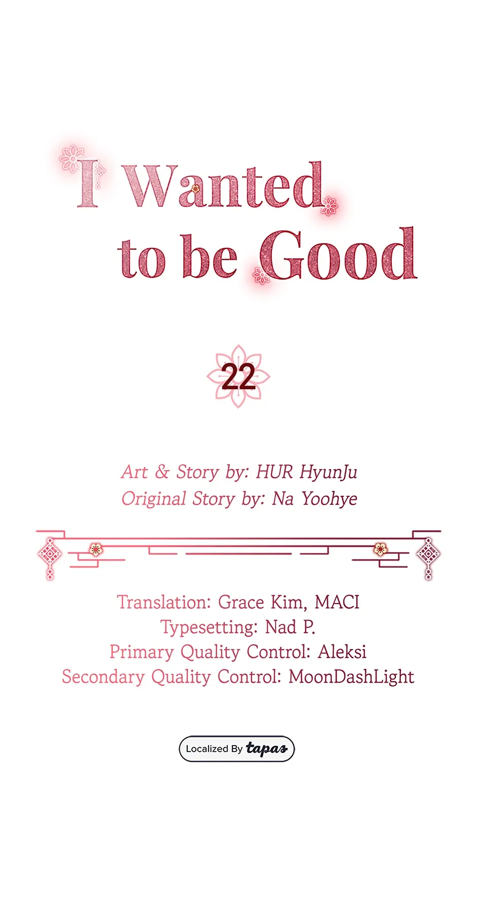 I Want to Live a Good Life chapter 22 page 1