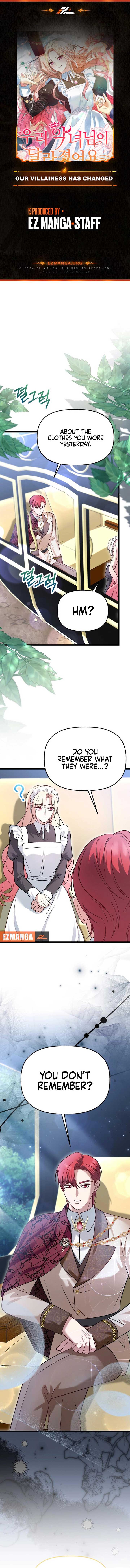The Villainess Has Changed chapter 21 page 1
