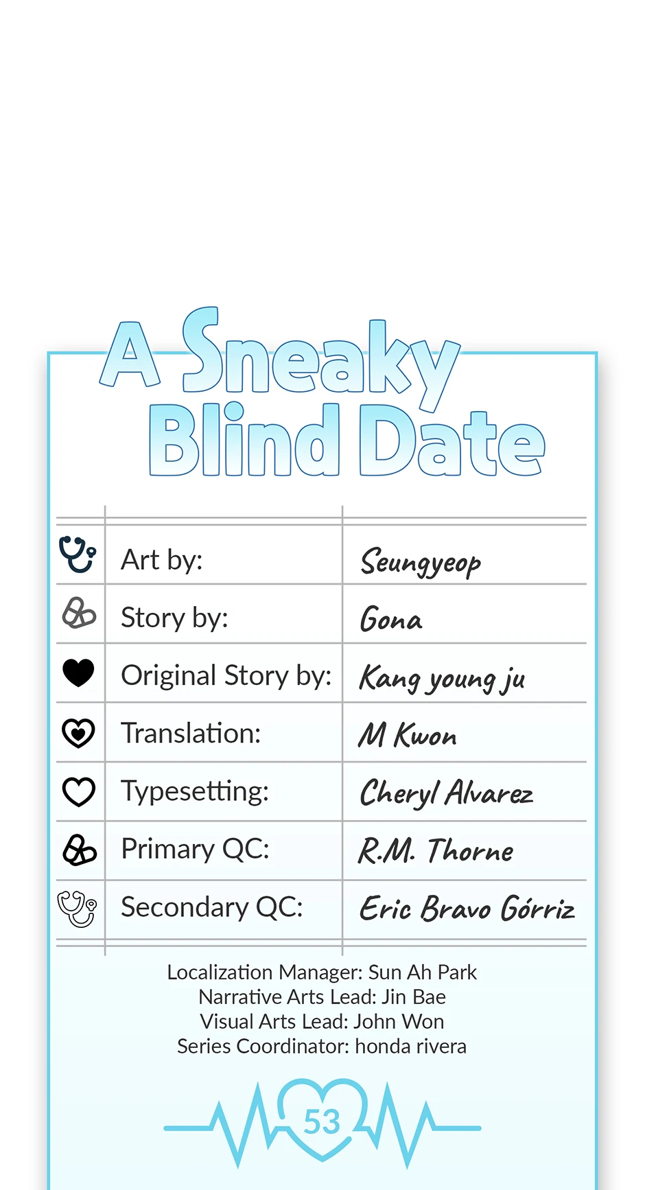 A Sneaky Blind Date [Official] chapter 53 page 1