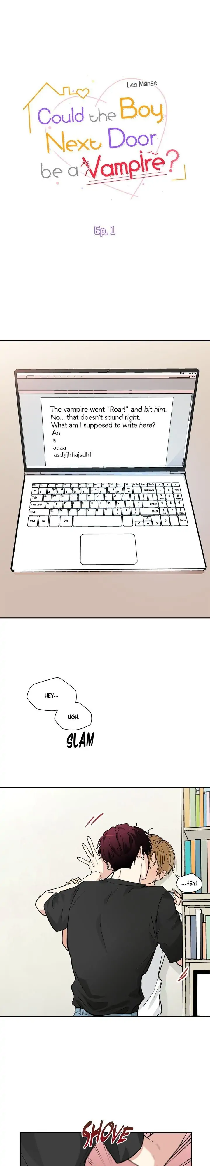 Could the Boy Next Door be a Vampire? chapter 1 page 1