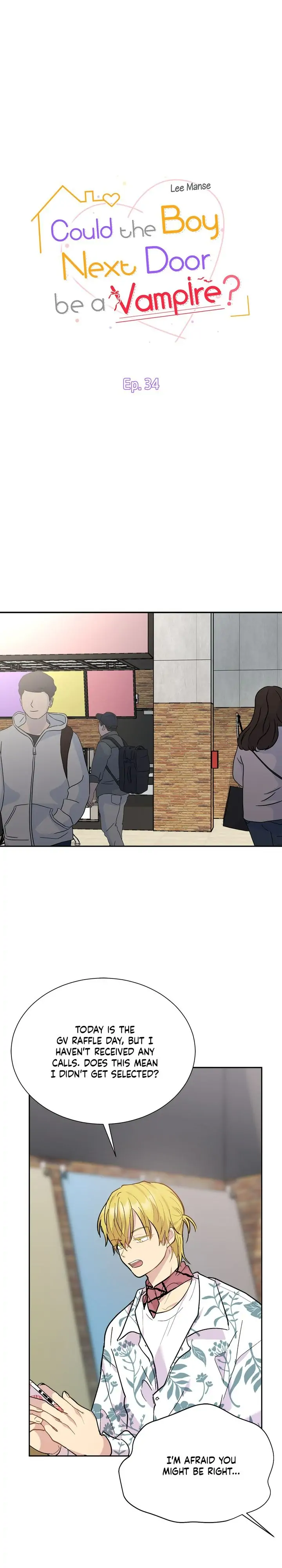 Could the Boy Next Door be a Vampire? chapter 34 page 1
