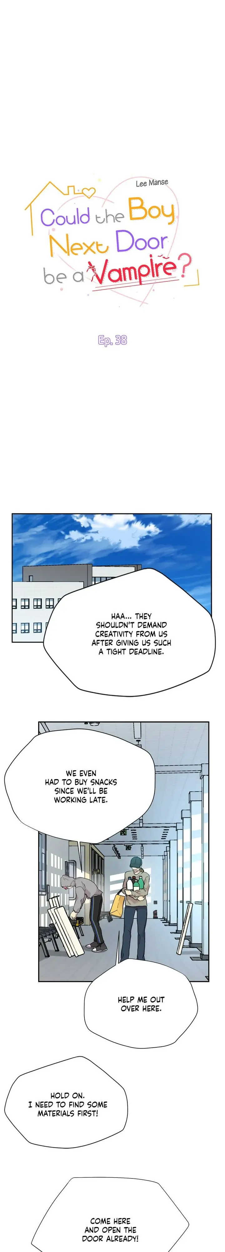 Could the Boy Next Door be a Vampire? chapter 38 page 1