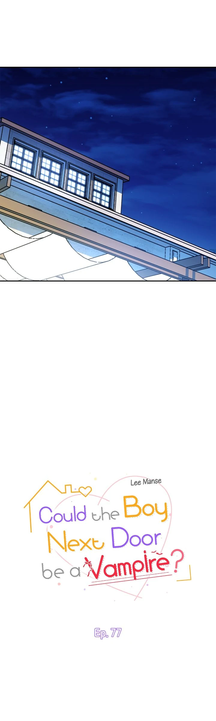 Could the Boy Next Door be a Vampire? chapter 77 page 1