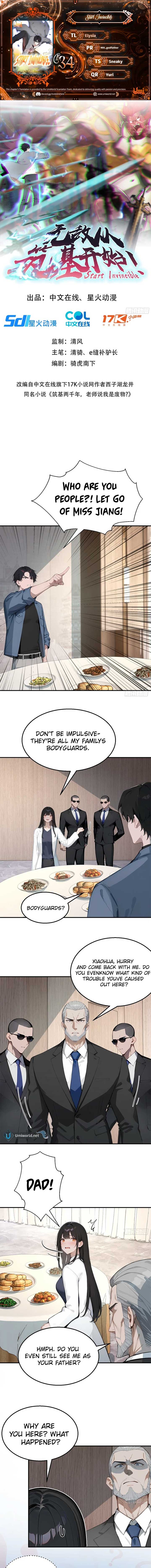 Start Invincible chapter 34 page 1