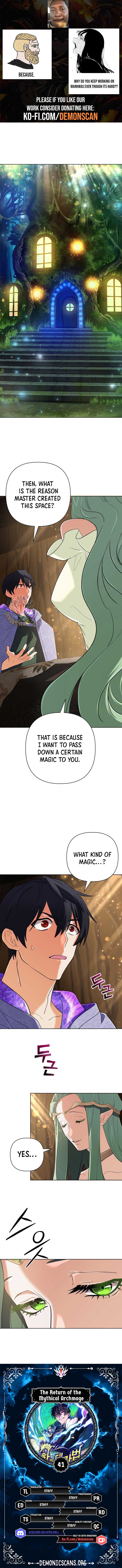 The Return of the Mythical Archmage chapter 41 page 1