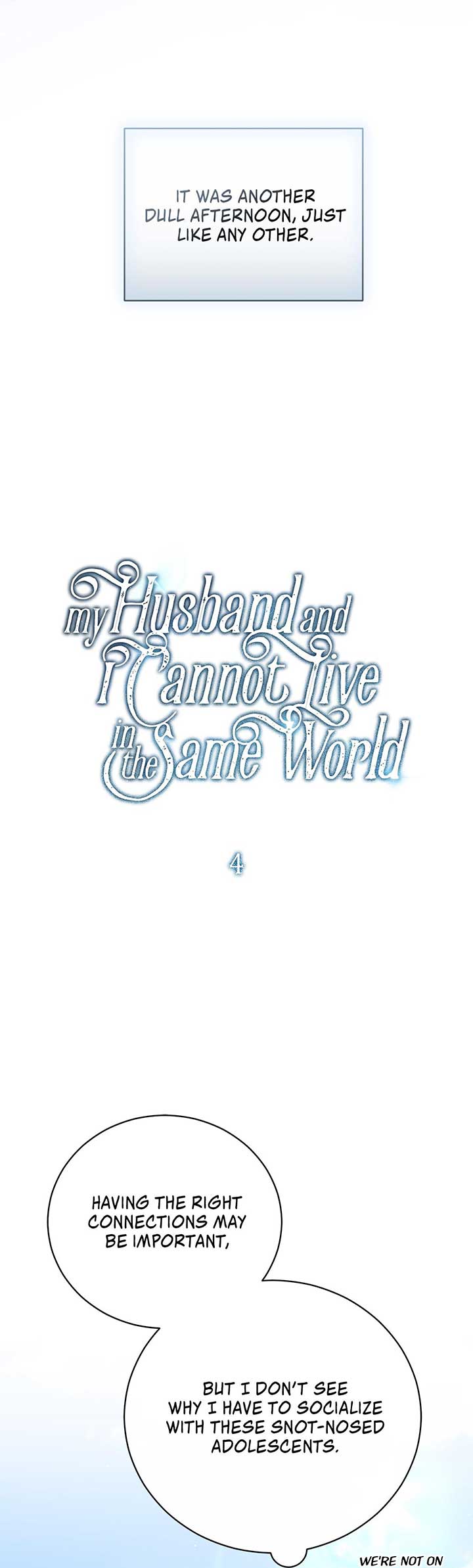 My Husband and I Cannot Live in the Same World chapter 4 page 2