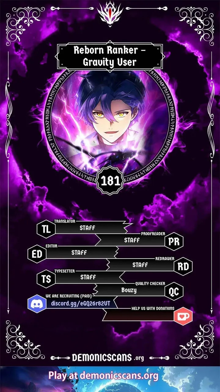 Reborn Ranker – Gravity User chapter 181 page 1