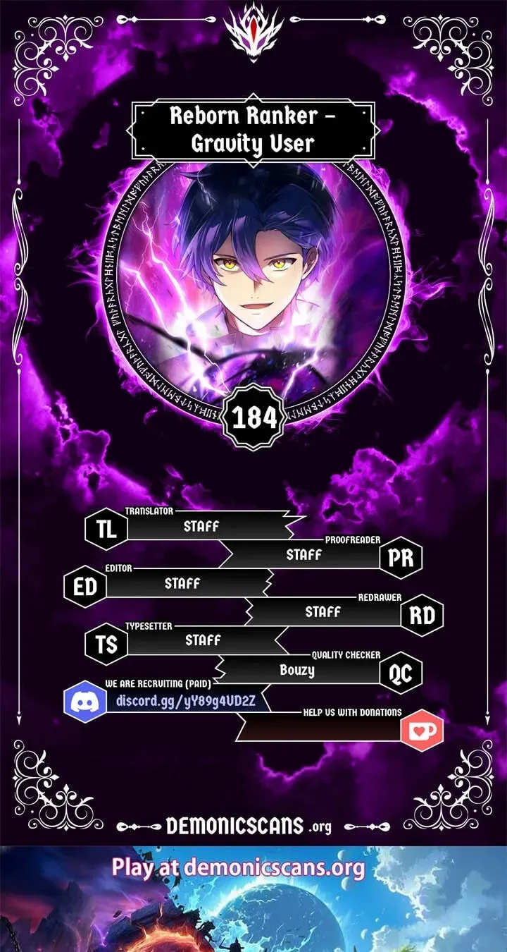Reborn Ranker – Gravity User chapter 184 page 1