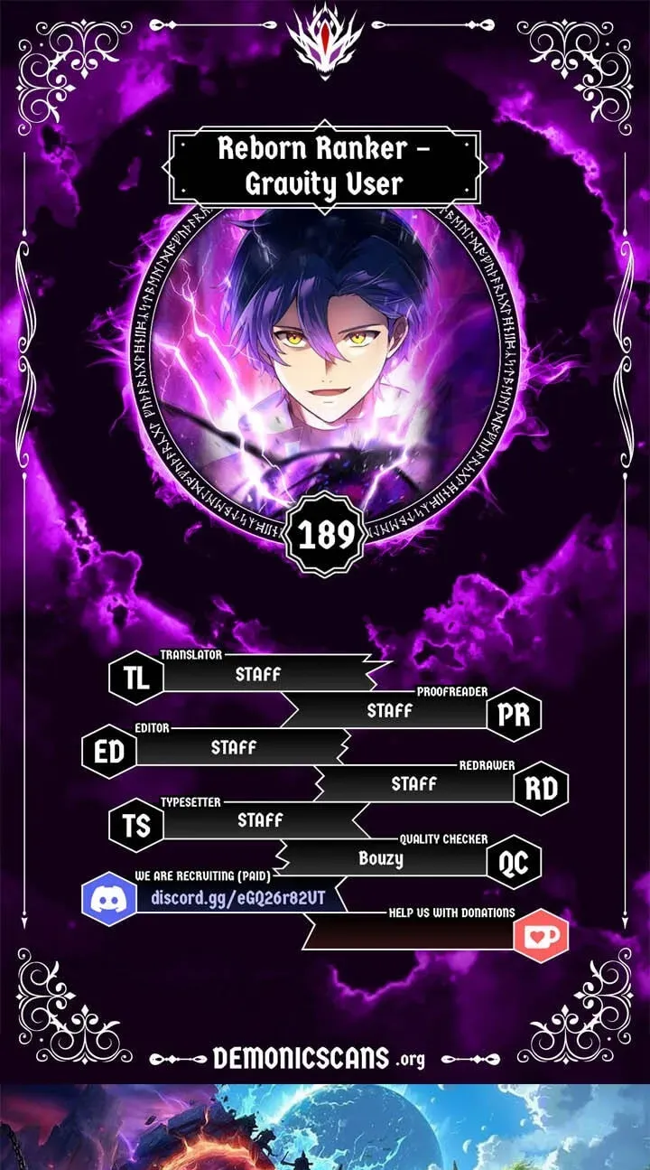 Reborn Ranker – Gravity User chapter 189 page 1