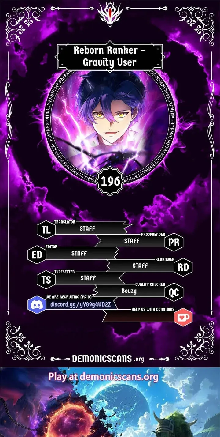 Reborn Ranker – Gravity User chapter 196 page 1
