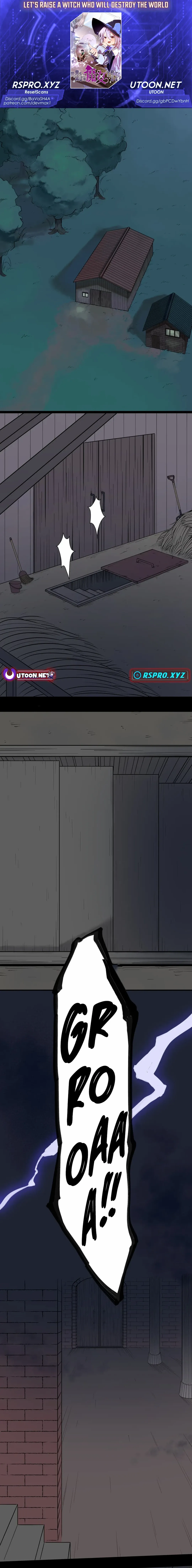Let’s raise a witch who will destroy the world chapter 1 page 1