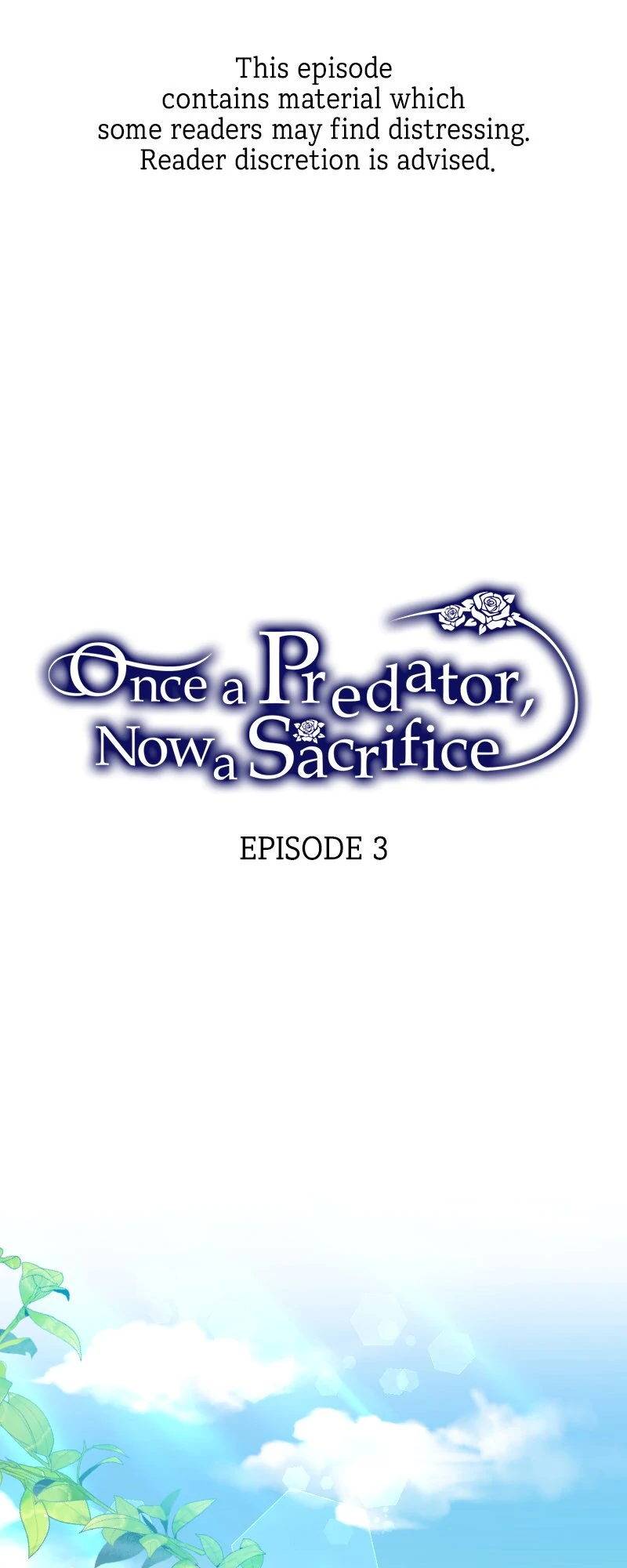 Once a Predator, Now a Sacrifice [Official] chapter 3 page 1