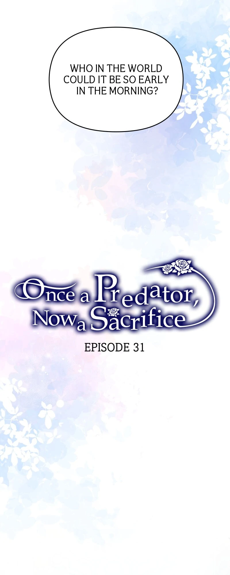 Once a Predator, Now a Sacrifice [Official] chapter 31 page 7