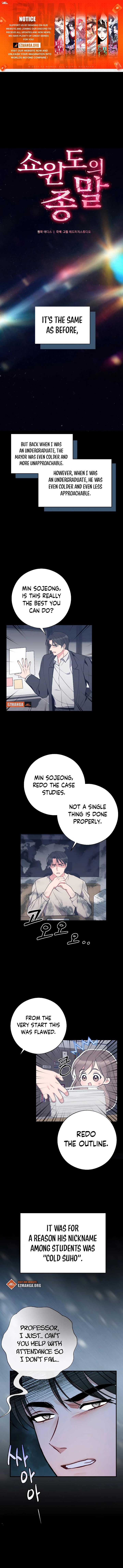 End of the Show Window chapter 3 page 1