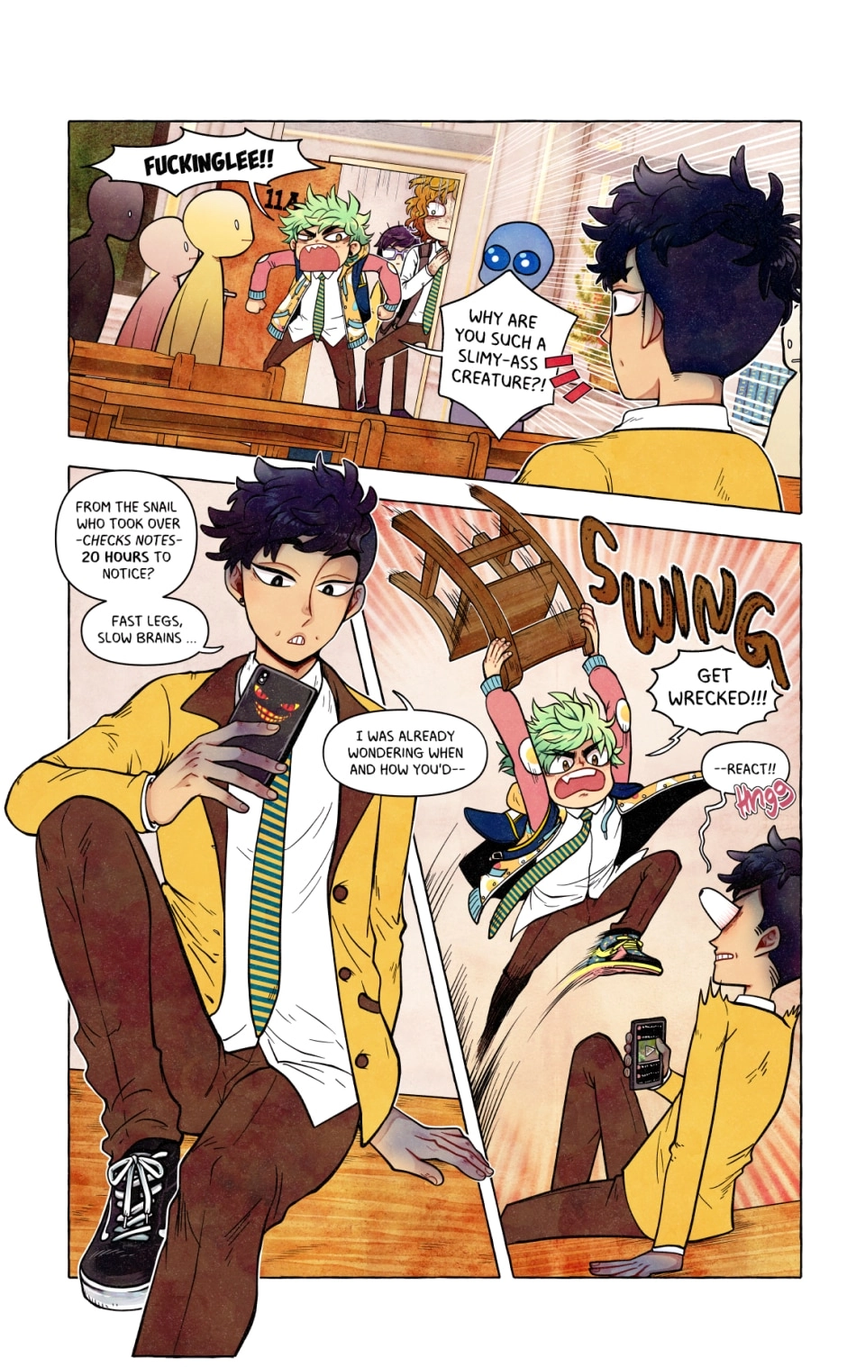 My bias gets on the last train chapter 111 page 1