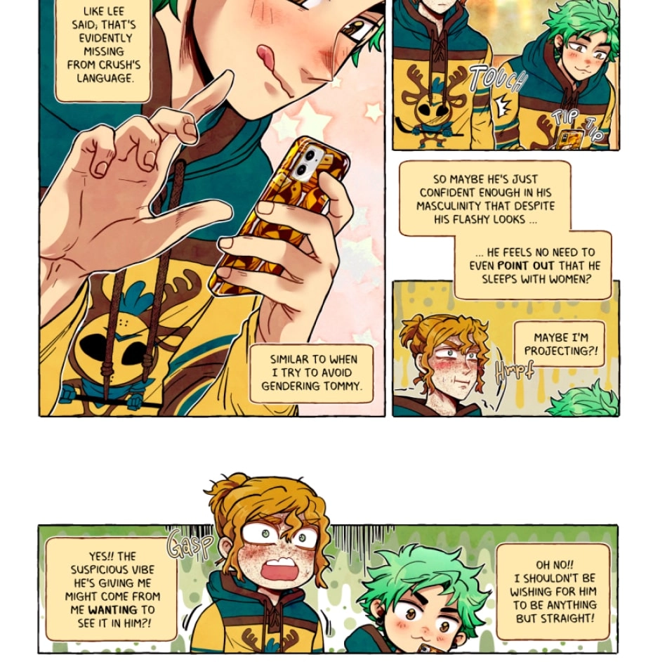 My bias gets on the last train chapter 150 page 6