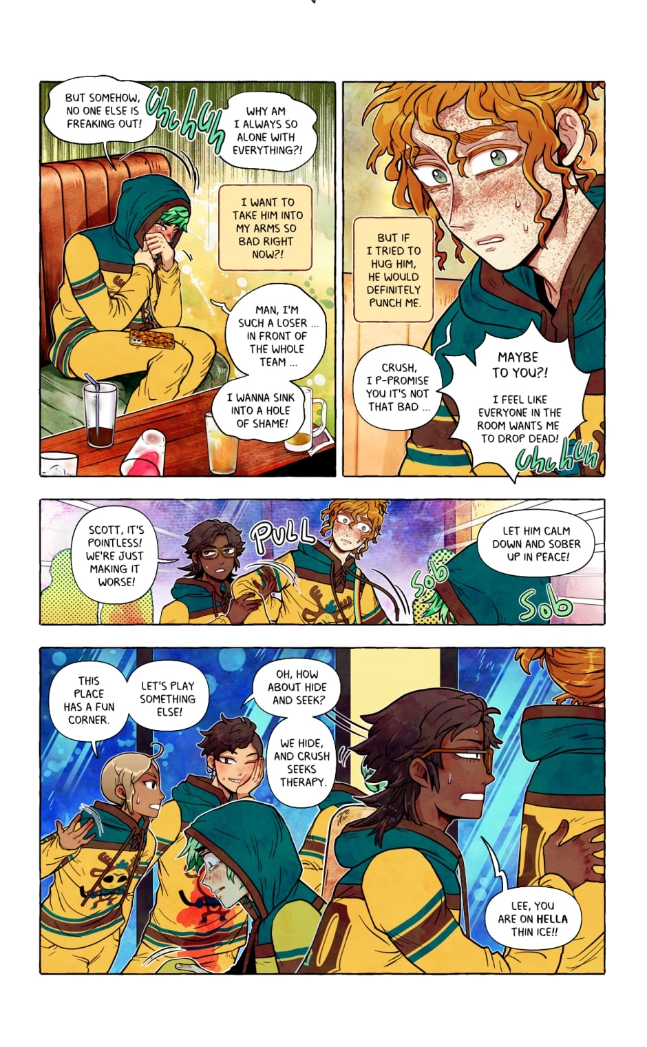 My bias gets on the last train chapter 153 page 4