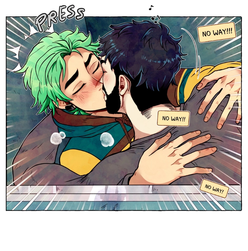 My bias gets on the last train chapter 156 page 8