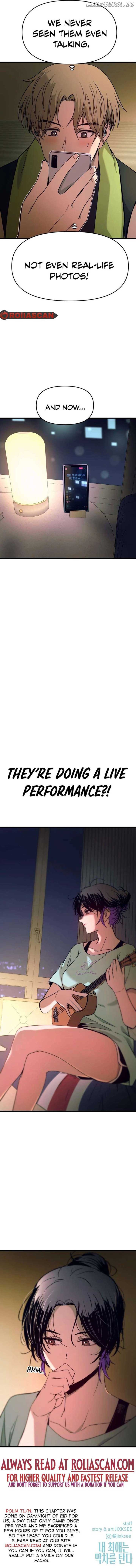 My bias gets on the last train chapter 21 page 15