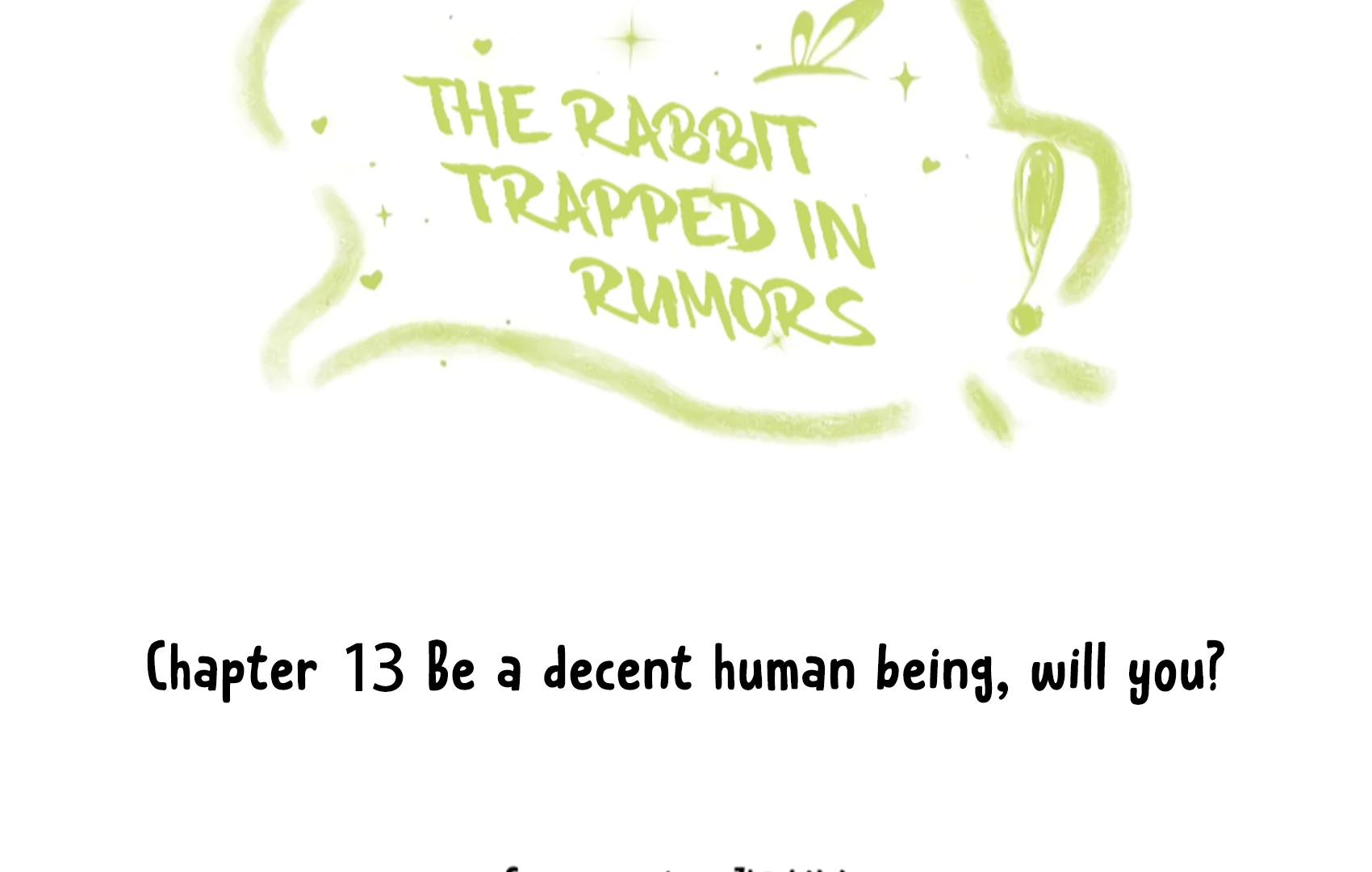 The Rabbit Trapped In Rumors chapter 13 page 5
