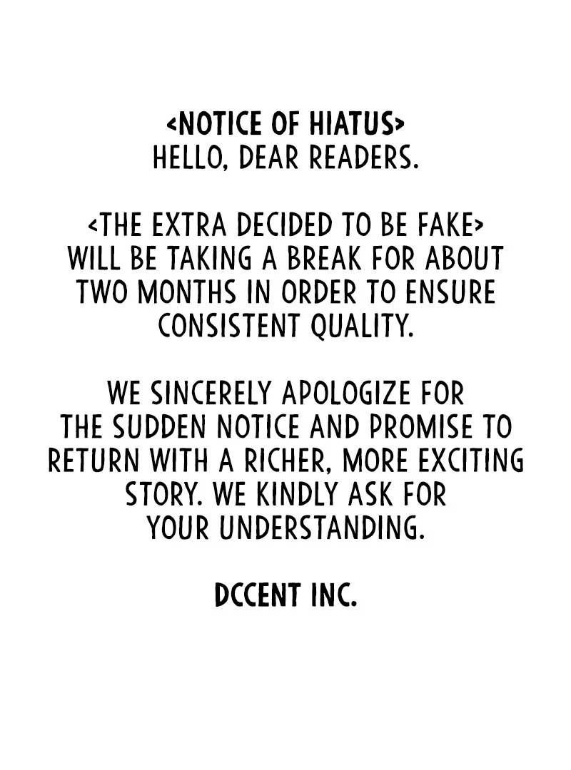 The Extra Decided to Be Fake chapter 40 page 159