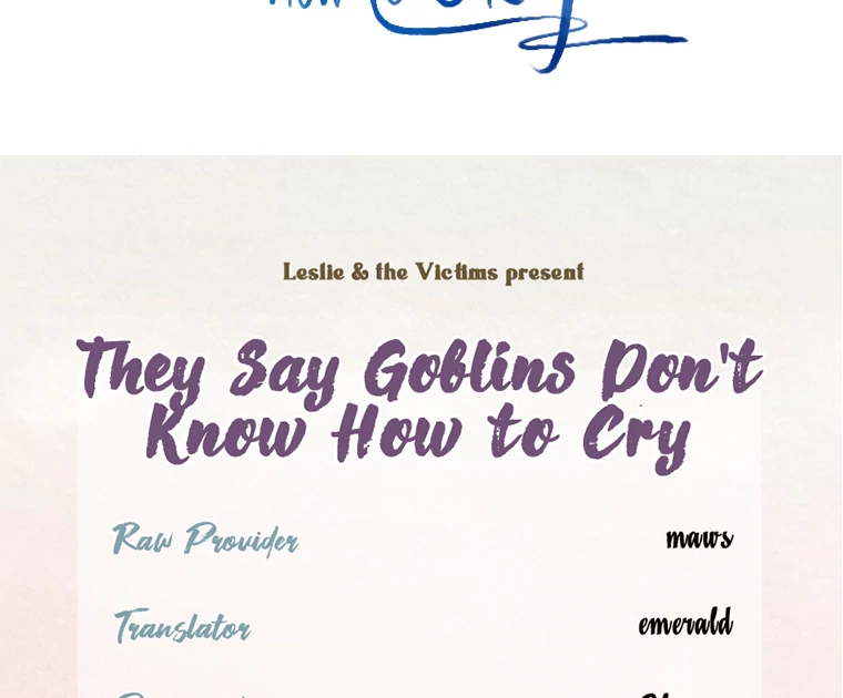 They Say Goblins Don’t Know How to Cry chapter 26 page 84