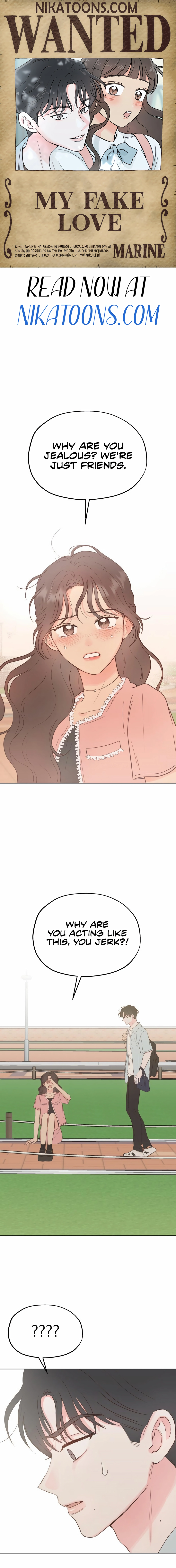My Fake Love chapter 10 page 1